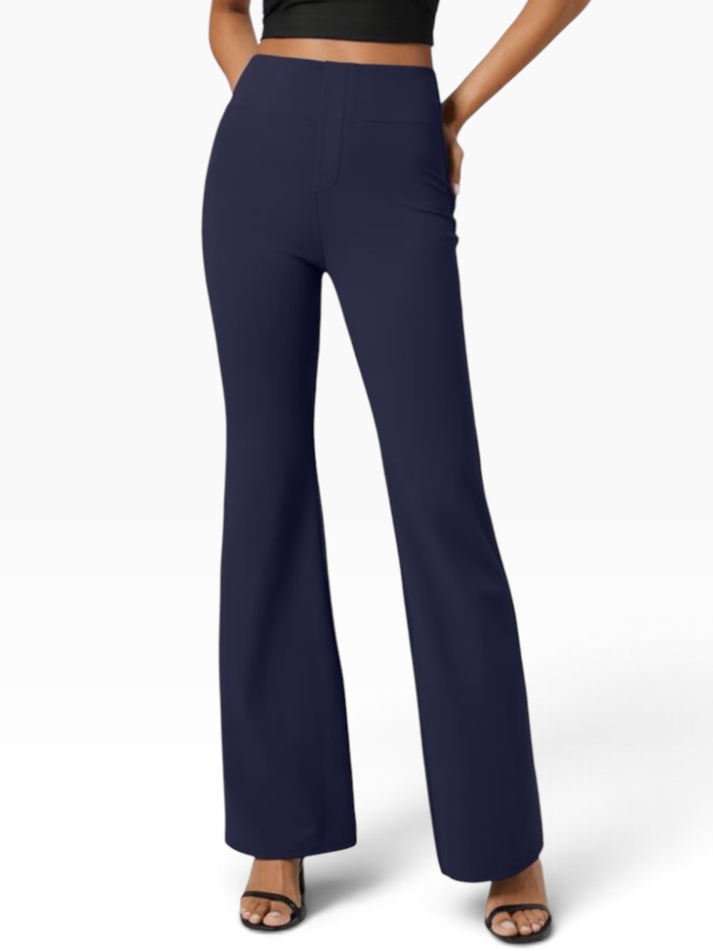 Halara Flex™ High Waisted Flare Work Pants NWOT | Small • Pull‑On Stretch